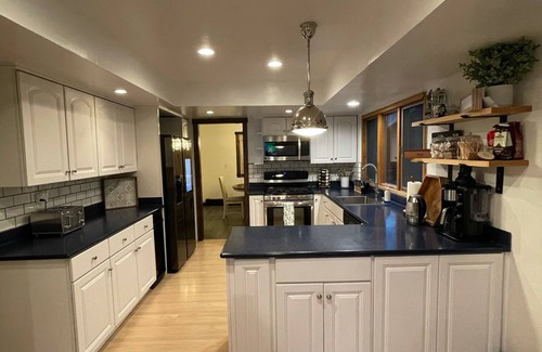 Fox Farm Cabin | Beautiful REMODELED cabin with coffee bar, foosball table and trailer parking