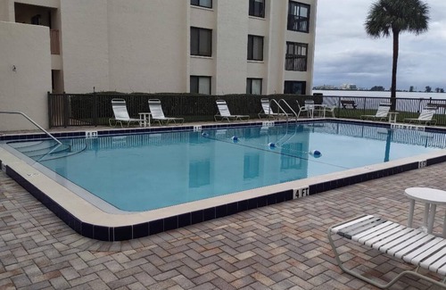 Cocoa Isles Condo | Beautiful River 2 bedroom Condo plus garage.