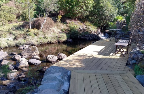 Caerdeon Cottage | Beautiful riverside location. Stone barn with large enclosed garden.