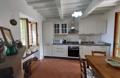 Strettoia Apartment | Beautiful semi-detached house, view over the coast. Air conditioning,Wi-Fi