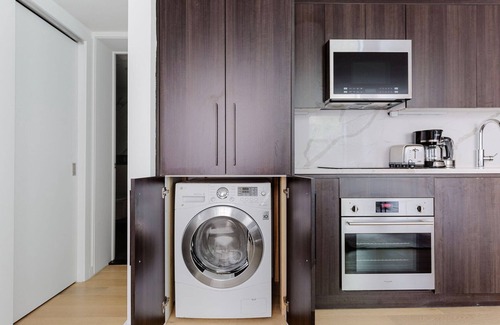 SoHo Apartment | Beautiful Soho 1BR w/In-Unit Laundry, nr Film Center, by Blueground