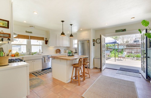 Fire Mountain House | Beautiful South Oceanside Bungalow: 1 Mi to Beach!