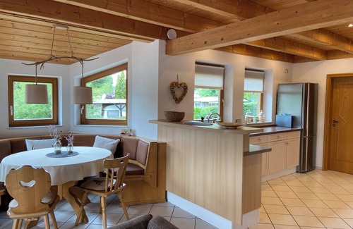 Hubertshofen Condo | Beautiful spacious vacation apartment directly on the Kirnbergsee for up to 6 people