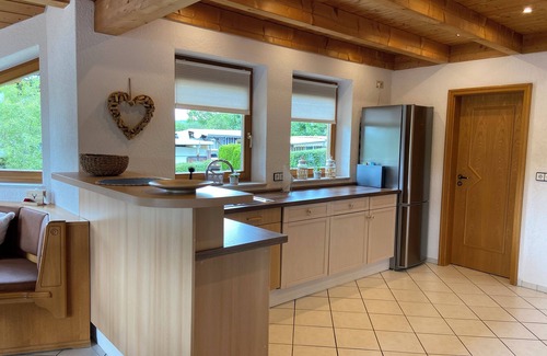 Hubertshofen Condo | Beautiful spacious vacation apartment directly on the Kirnbergsee for up to 6 people