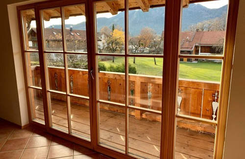 Lenggries Apartment | Beautiful, spacious west-facing balcony