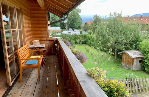 Lenggries Apartment | Beautiful, spacious west-facing balcony