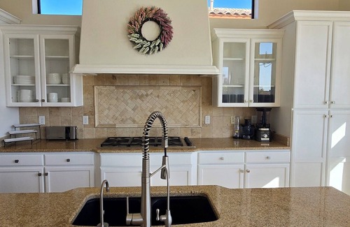 Las Sendas House | Beautiful spanish home on a golf course. Time to relax in our salt water pool.