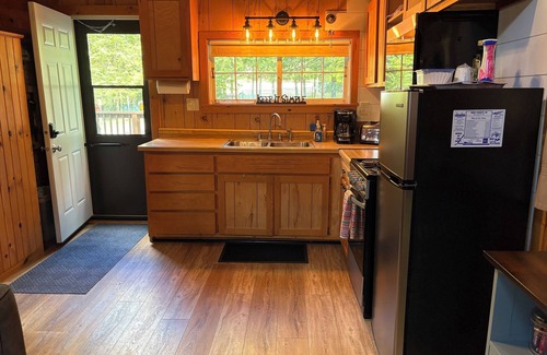 Iron River Cabin | Beautiful Sunset Lake cabin rental