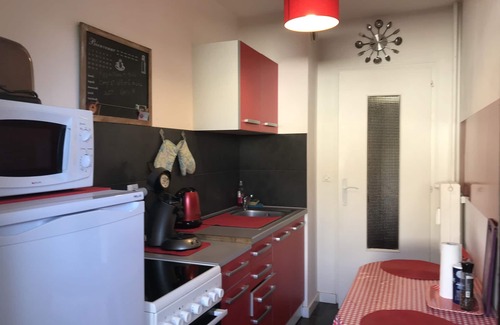 Thonon-les-Bains Apartment | beautiful T1 30 m2, gated, near downtown, private parking. Wireless
