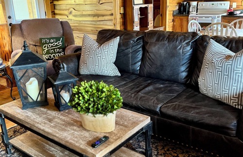 Mentone Cabin | Beautiful Triple-Lofted Lakeside Cabin near Downtown Mentone Sleeps 9
