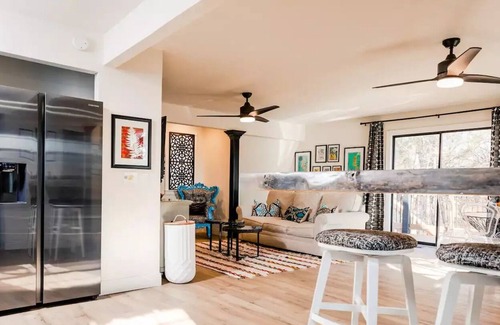 Bentonville - Fayetteville Apartment | Beautiful upstairs apartment featuring local art