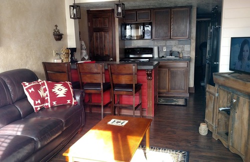 Angel Fire Condo | Beautiful views and easy walk to the lifts.