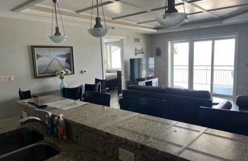 Traverse City House | Beautiful views from Fifth Floor Suite