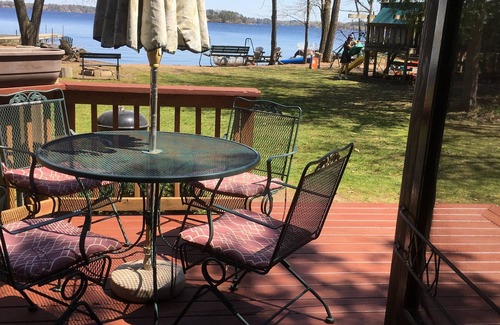 Lake Wissota Cabin | Beautiful views of Lake Wissota @ Hideaway Resort- Cedar 4 cabin