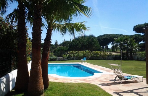 Nuevo Portil Villa | Beautiful villa , close to the beach . Secluded garden with private pool.