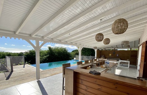 Grand-Bourg Villa | Beautiful villa typical of sea Antilles Caribbean / infinity pool