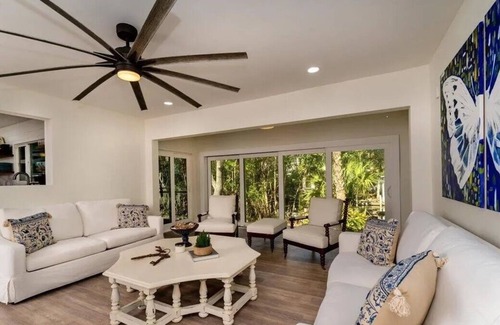 St. Lucie Village House | Beautiful Waterfront 3 Bedroom House with Boat Lift