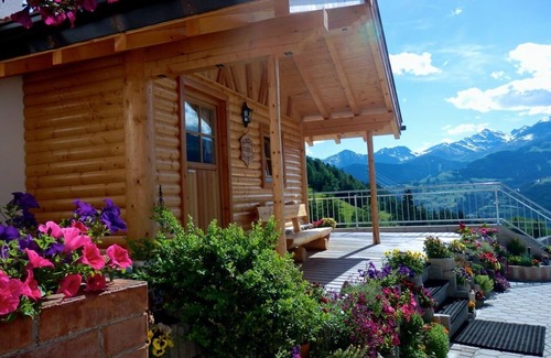 Fendels Apartment | Beautiful wooden hut with a cozy fireplace, stone pine parlor and stone pine bed