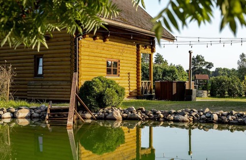 Milzkalne House | Beautiful Wooden Logg house