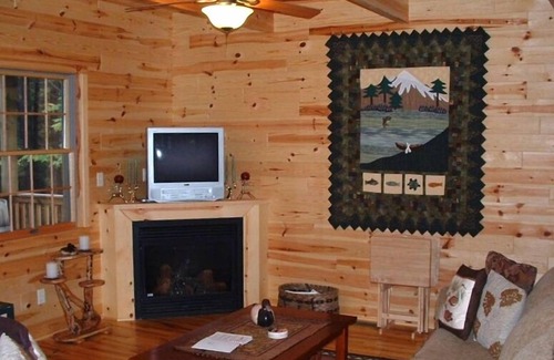 Maple City Cabin | Beautifully Furnished Log Home on Secluded Shetland Creek