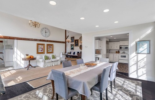 Bridgehampton House | Beautifully Restored Barn, Open First Floor Plan, Historic Charm and.