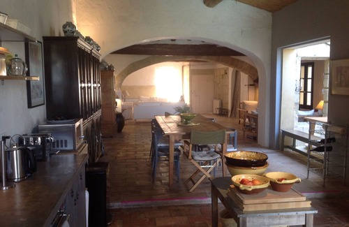 Aigues-Vives House | Beautifully restored wine makers house with private pool and lovely view