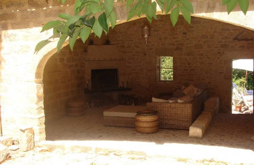 Aigues-Vives House | Beautifully restored wine makers house with private pool and lovely view