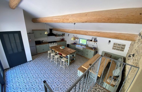 Roquebrun House | Beautifully restored wine grower’s house with pool in stunning riverside village