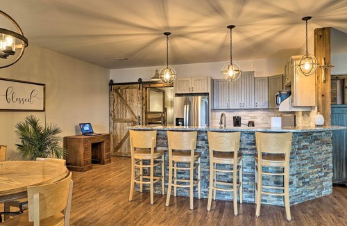 Garfield Apartment | Beaver Lake Retreat w/Lake Access & Fire Pit!