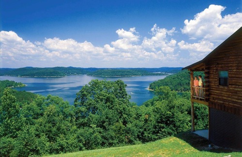 Sylvan Shores Cabin | Beaver Lake View Cabin with Lake Access, Boat Dock, Boat Slips, Incredible View