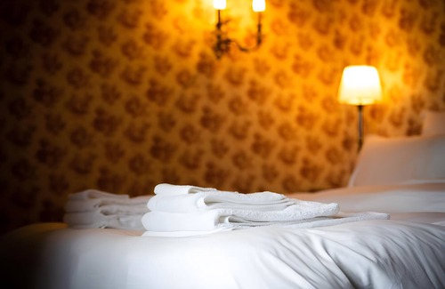 Sanxay Bed & Breakfast | Bed and Breakfast 'Chambre Double - Vue Sur Parc' with Shared Garden and Wi-Fi