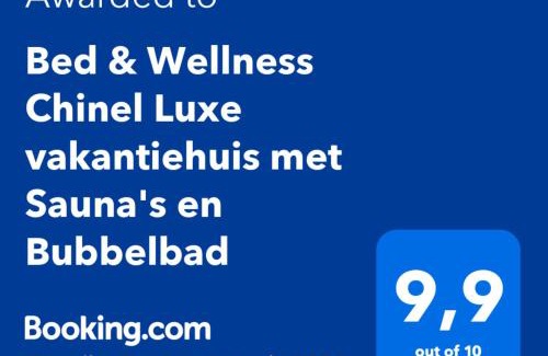 Sint-Annaland Apartment | Bed & Wellness Chinel Luxe vakantiehuis met Sauna's en Bubbelbad