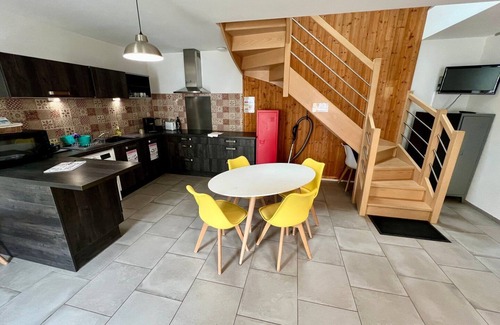 Lussac-les-Chateaux Apartment | Bedroom for up to 4 people