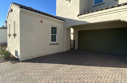 Chandler Apartment | Bedroom with attached bathroom with private entrance