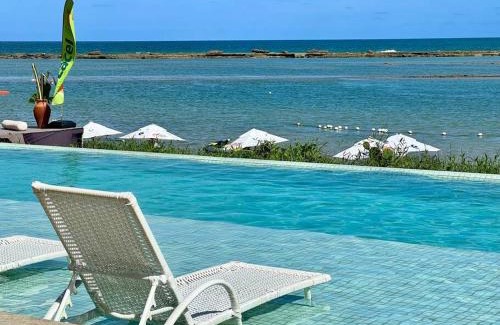 Barra de Sao Miguel Apartment | Beira-Mar 4 Suítes/piscina/churrasqueira/campo