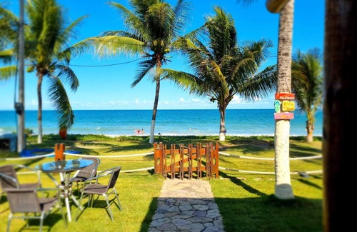 Tamandare Condo | Beira Mar Beach House in Condominium with Leisure Area (Park and Court)