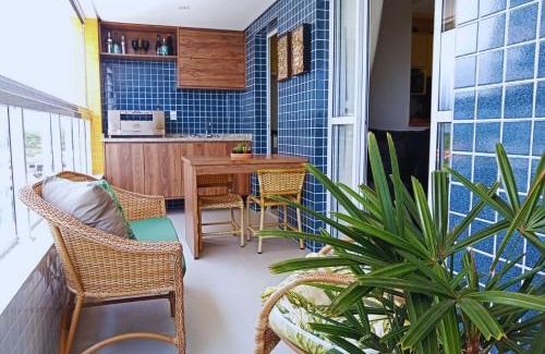 Indaia Apartment | Beira Mar, Conforto e Infra de Resort em Bertioga SP