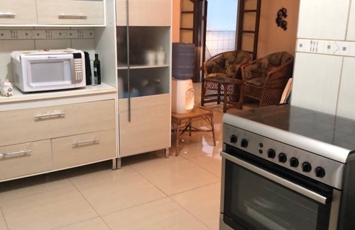 Mongagua House | Beira Mar House with pool and waterfall in Mongaguá with 06 suites