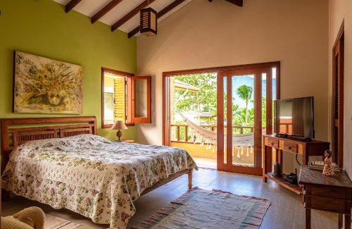 Praia de Barequecaba House | Belíssima casa pé na areia com jacuzzi