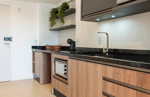 Coqueiros Apartment | Belíssimo Studio com Vista Mar em Coqueiros WZ3631