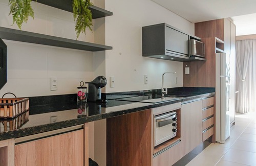 Coqueiros Apartment | Belíssimo Studio com Vista Mar em Coqueiros WZ3631