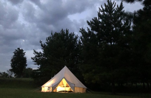 Ringgold Other | Bell Tent Farm Stay for Animal Lovers w/heat