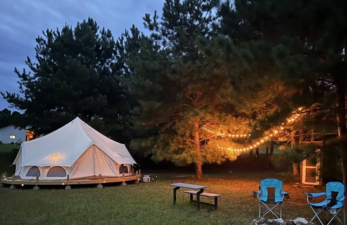 Ringgold Other | Bell Tent Farm Stay for Animal Lovers w/heat