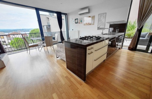 Koper Apartment | Bella Vista Lux Apartment with private Terrace and Sea-view