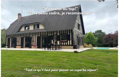 Pullay House | Belle longère normande avec piscine chauffée