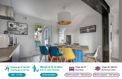 La Baule-Escoublac House | Belle maison pour 11 - Jardin - Détente