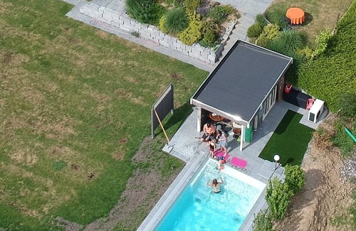 Stetten Apartment | Bellevue "Meersburg" with a view of Lake Constance and the Alps