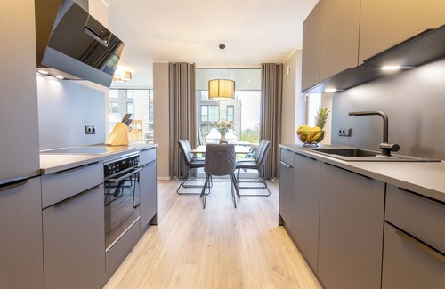 Marienleuchte Apartment | BeltBlick 20 - Vacation by the sea. Sauna. Terrace. Comfort.