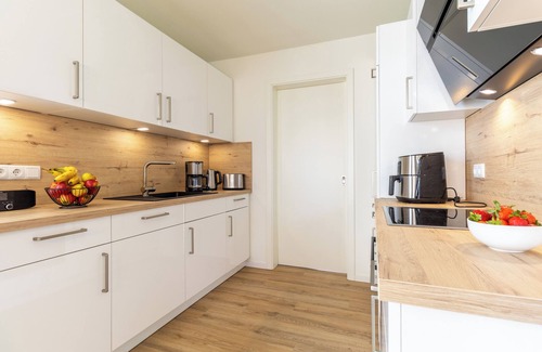 Marienleuchte Apartment | BeltBlick 26 - first floor. Sauna. Sea view. Family time.
