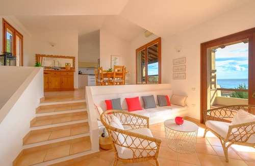 Sas Linnas Siccas Villa | Belvedere villa with panoramic sea view